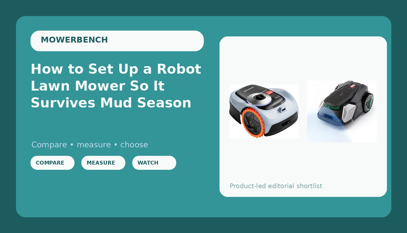How to Set Up a Robot Lawn Mower So It Survives Mud Season
