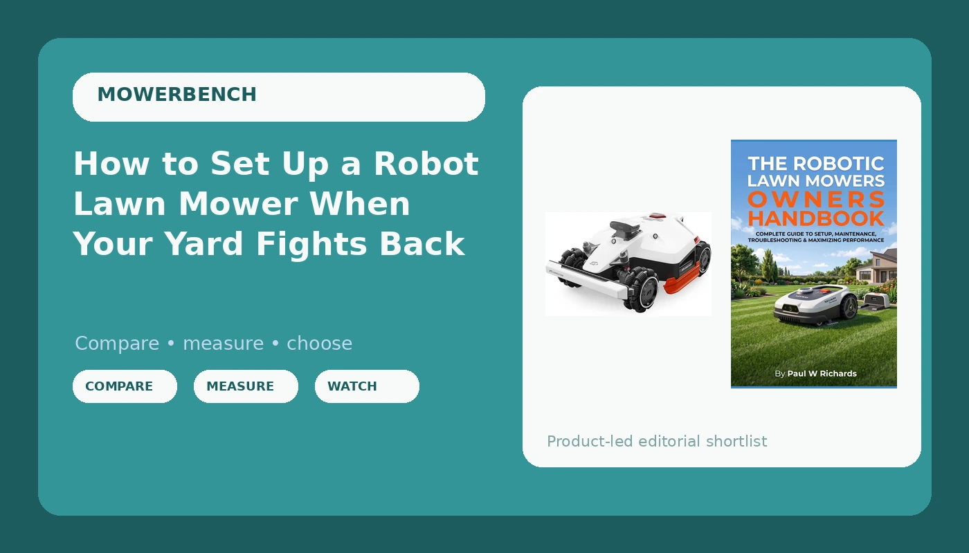 How to Set Up a Robot Lawn Mower When Your Yard Fights Back