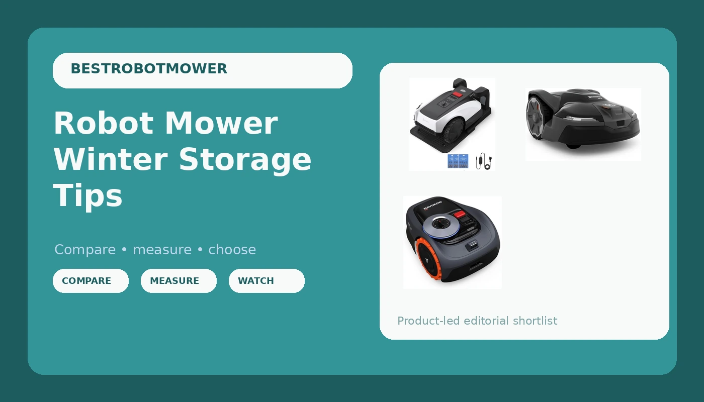 Robot Mower Winter Storage Tips - MowerBench review with measurements and honest opinion